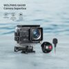 WOLFANG Cámara Deportiva GA100 4K 30FPS