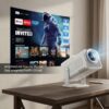 WOLFANG 4K Proyector Portátil【App Integrada/Netflix Oficial】