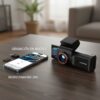 WOLFANG 4K Dashcam WiFi Dash Camera Para Coches Delantera Y Trasera