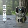 WOLFANG Cámara De Caza WiFi 4K 64MP