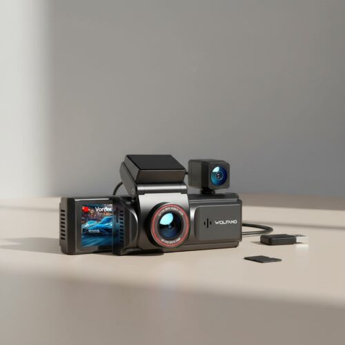 Visión general de WOLFANG 4K Dashcam WiFi Dash Camera para Coches Delantera y Trasera WOLFANG 4K Dashcam WiFi Dash Camera Para Coches Delantera Y Trasera