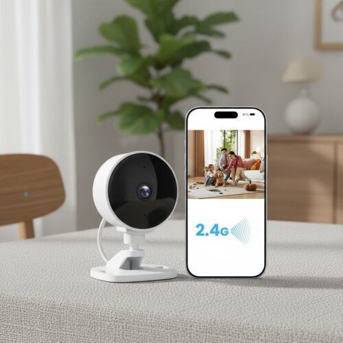 Vista general de WOLFANG Camara Vigilancia WiFi Interior 1080P WOLFANG Camara Vigilancia WiFi Interior 1080P