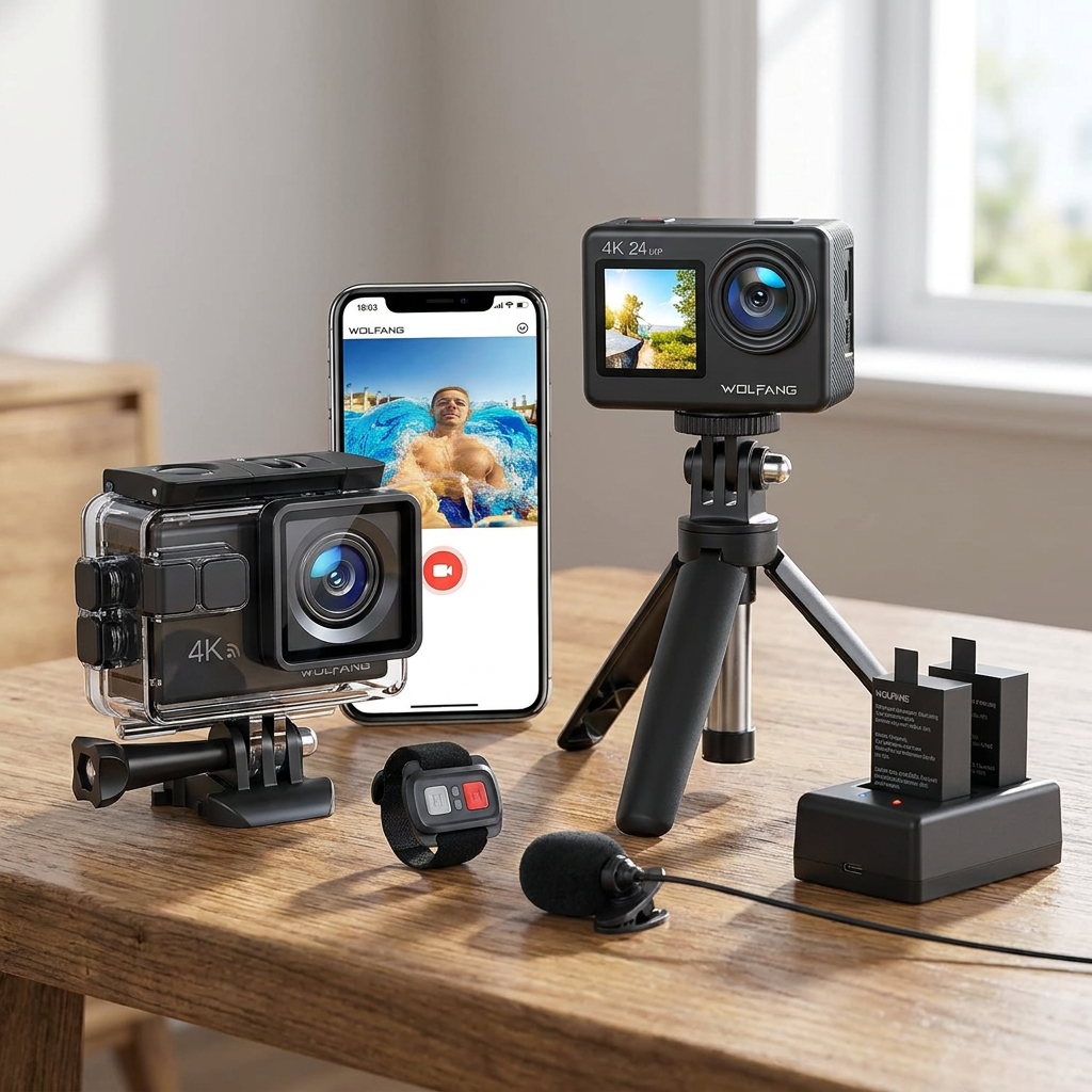 Mejores cámaras deportivas WOLFANG: qué cambia de verdad - commercial_review