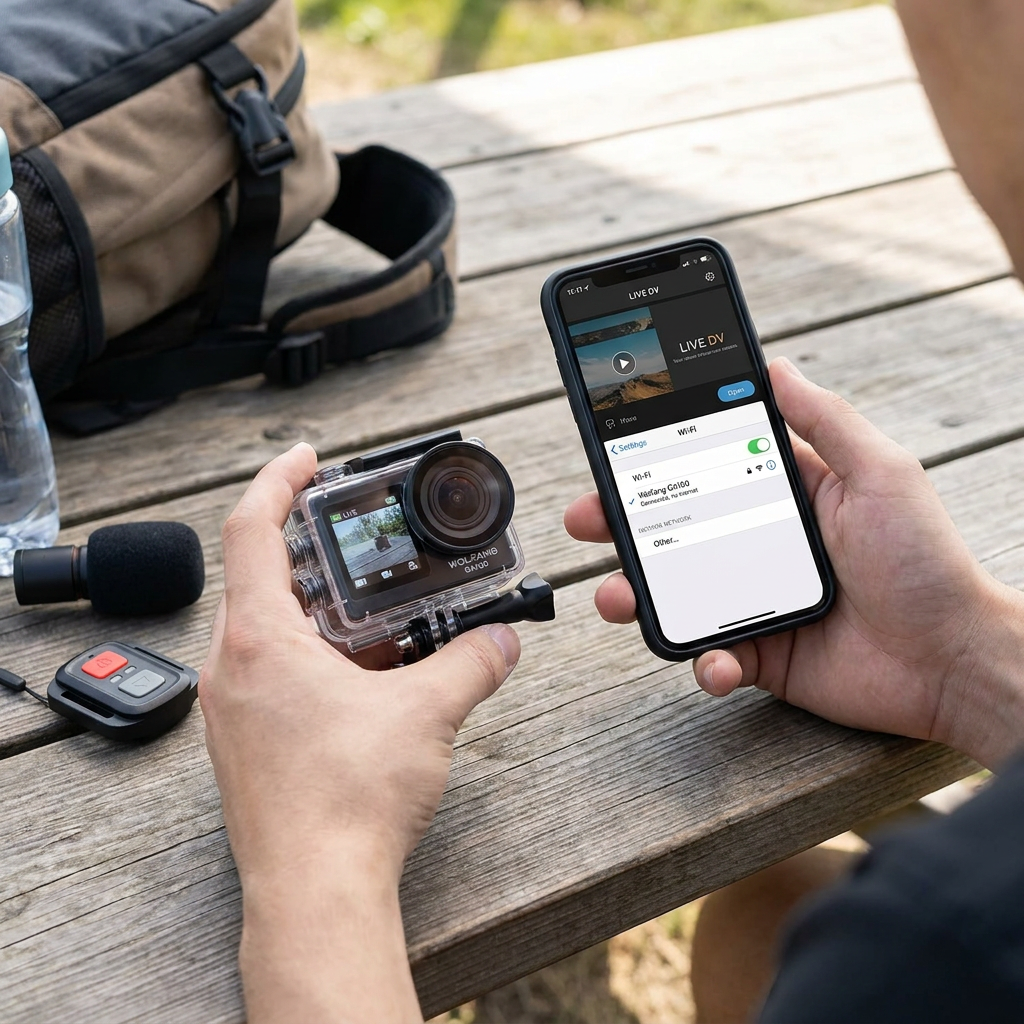 Wi‑Fi y app LIVE DV: emparejamiento sin frustración